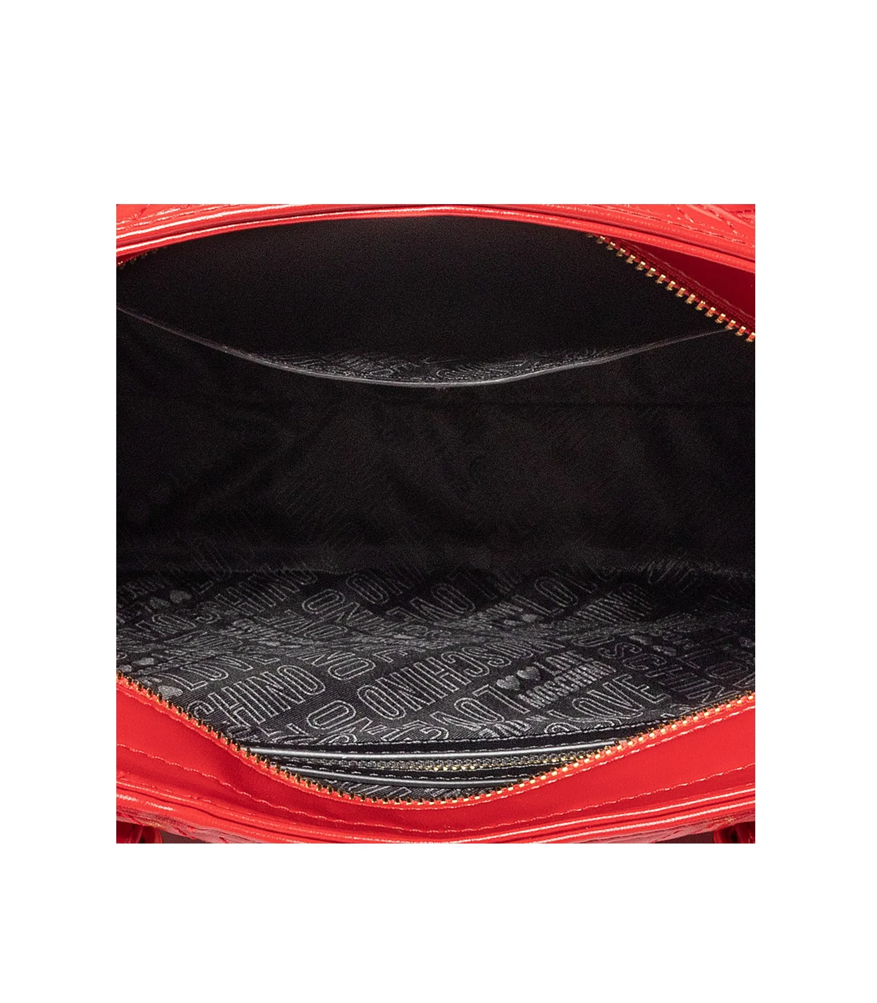 Borsa Quilted Nappa Pu - Rosso