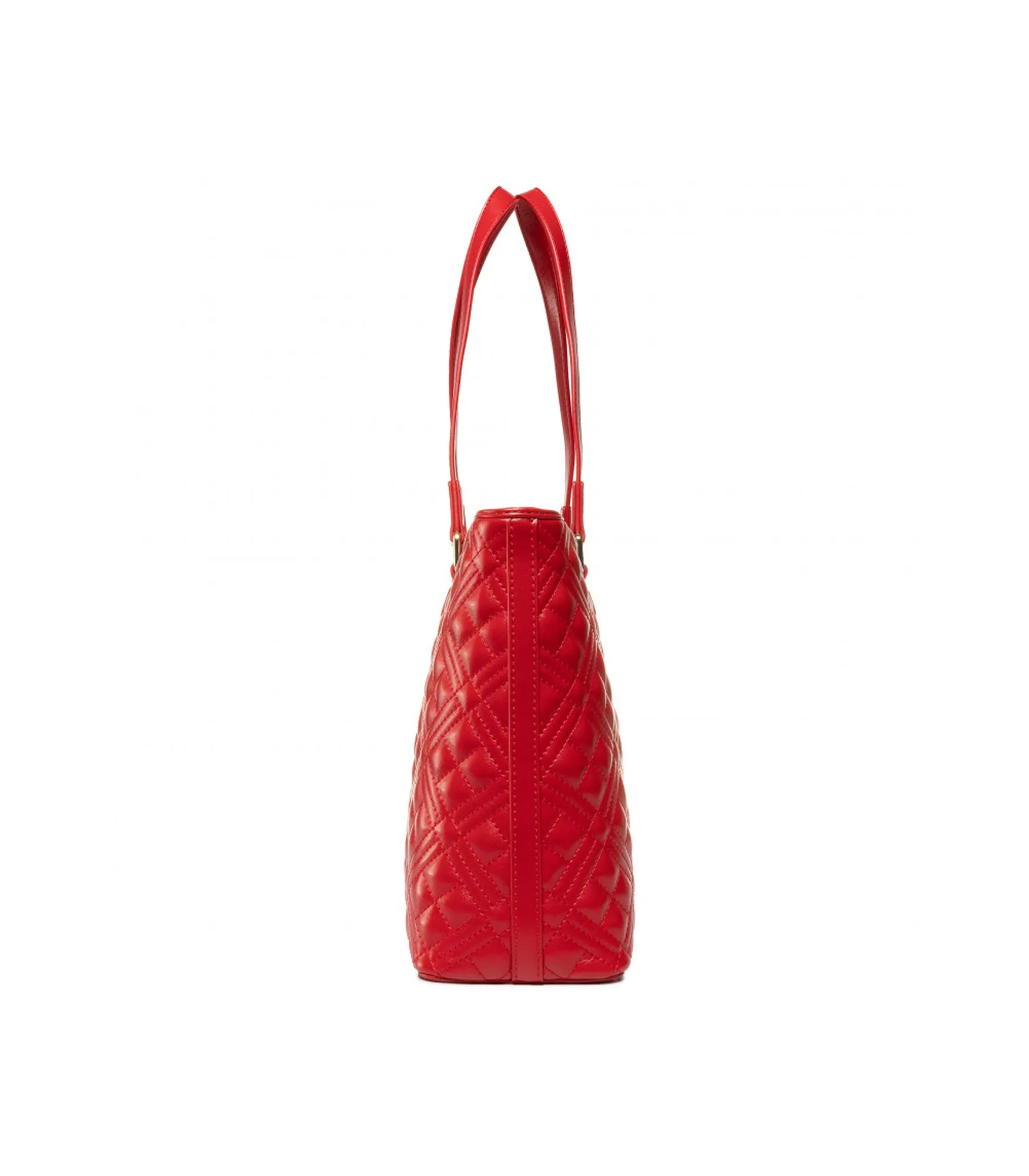 Borsa Quilted Nappa Pu - Rosso