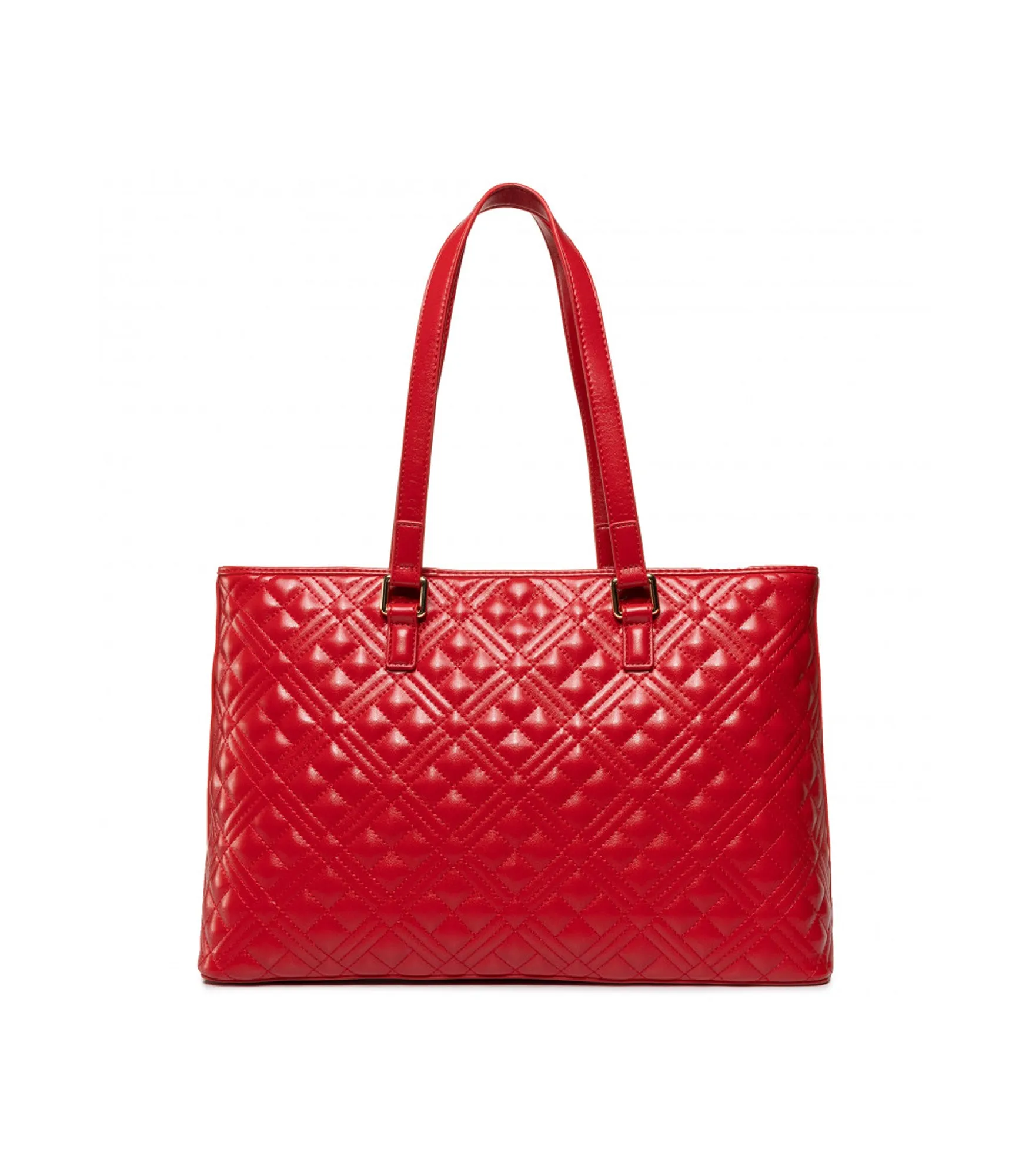 Borsa Quilted Nappa Pu - Rosso