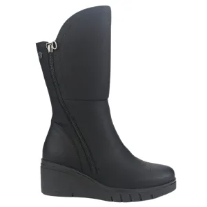 Botin Chalada Mujer Wedgenew-2 Negro Casual