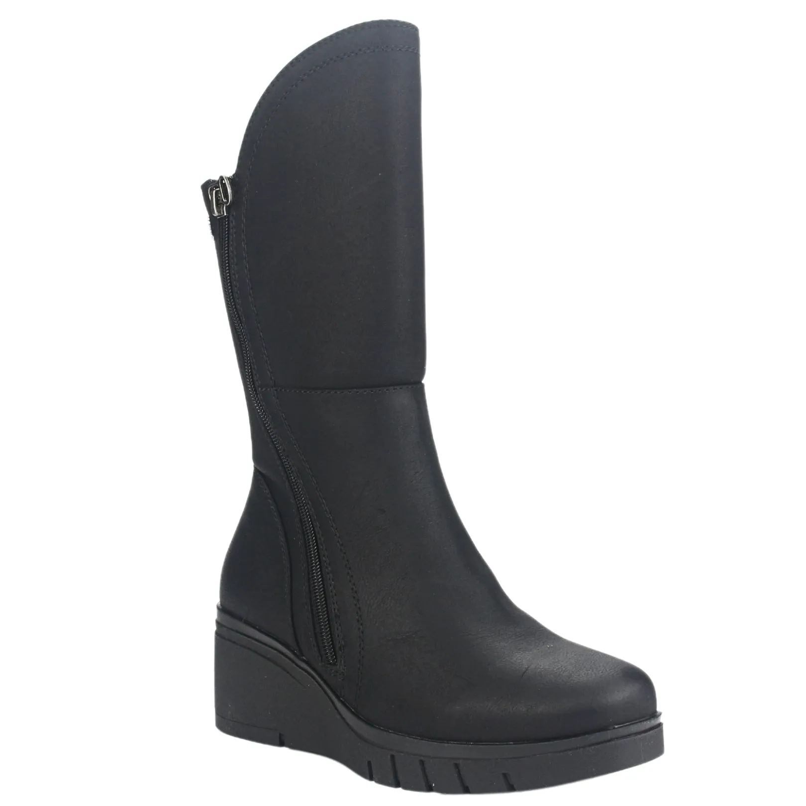 Botin Chalada Mujer Wedgenew-2 Negro Casual