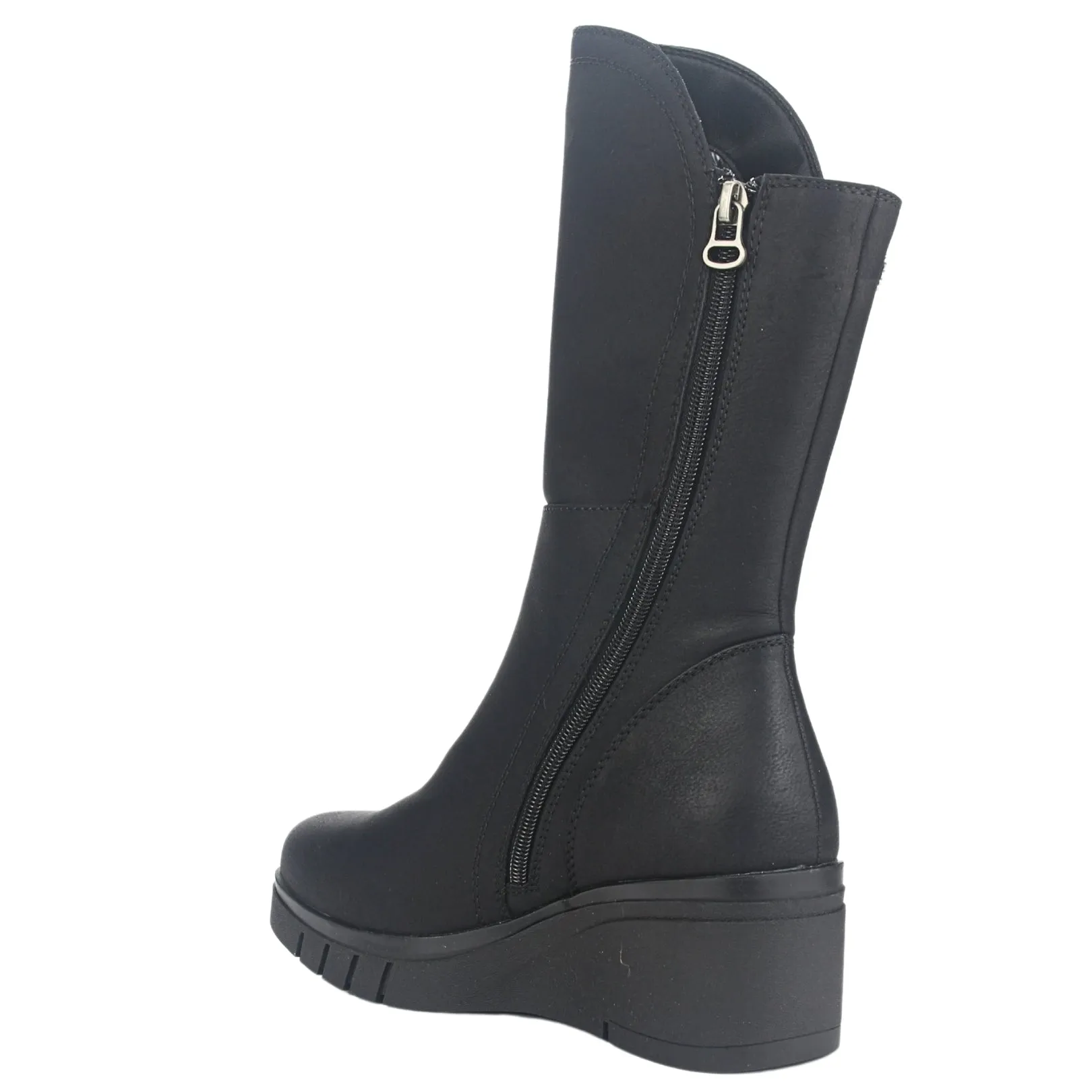 Botin Chalada Mujer Wedgenew-2 Negro Casual