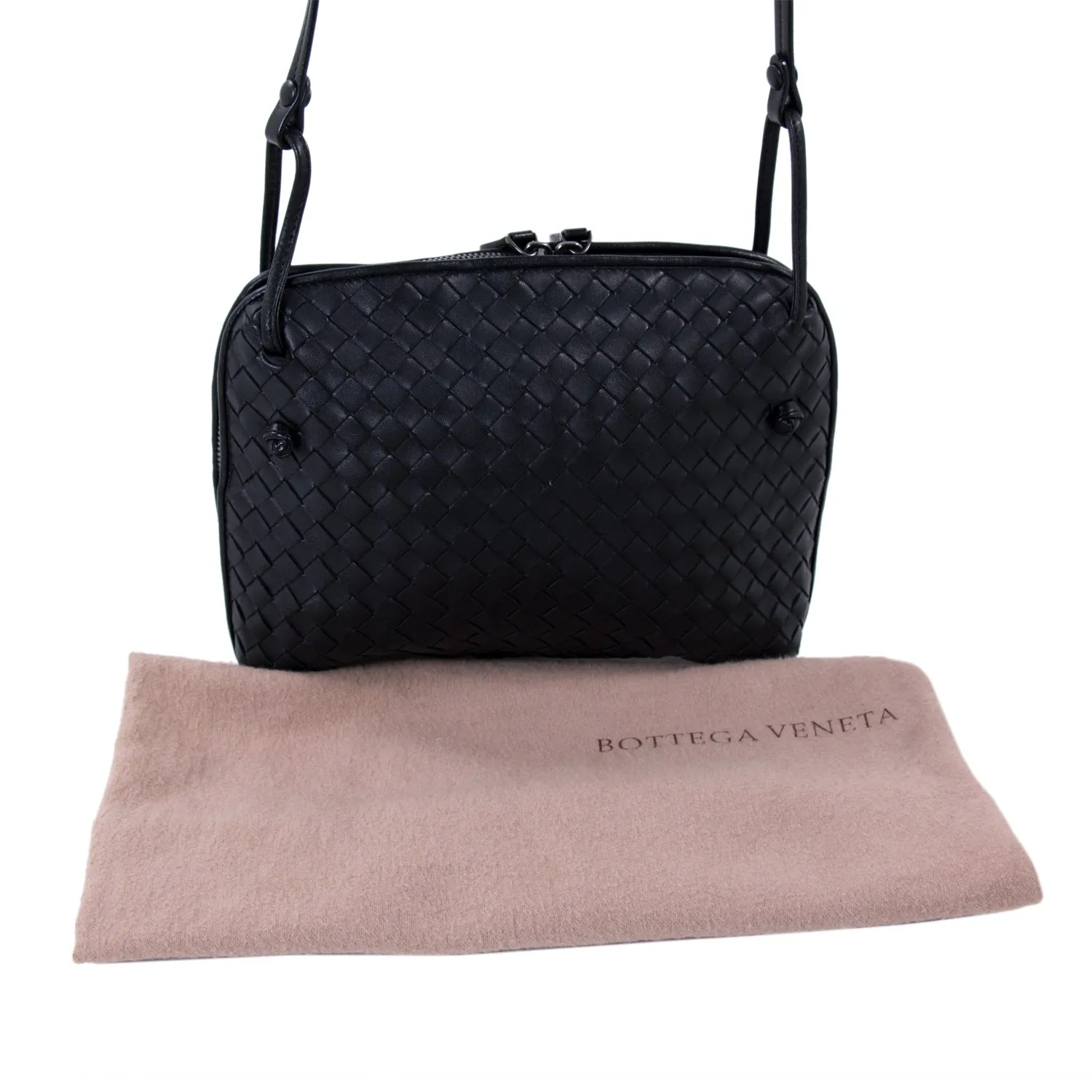 Bottega Veneta Nodini Intrecciato Crossbody Bag