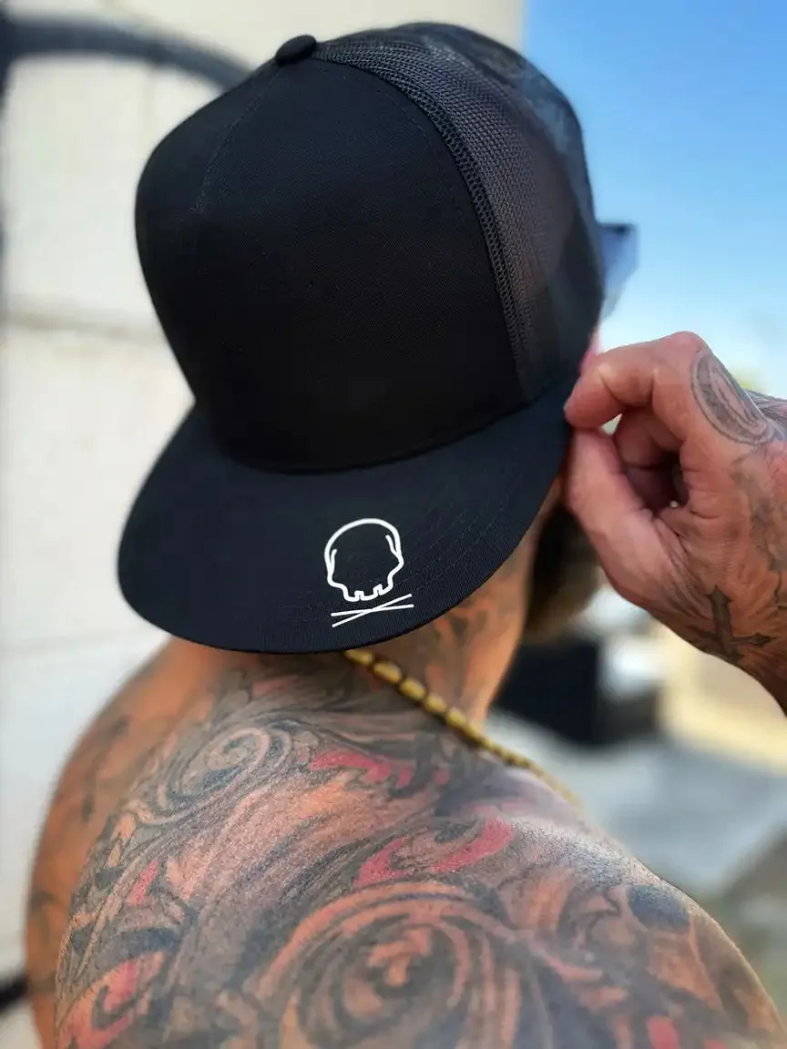 BOW TO NO ONE SIDE STYLE  BLACK HAT