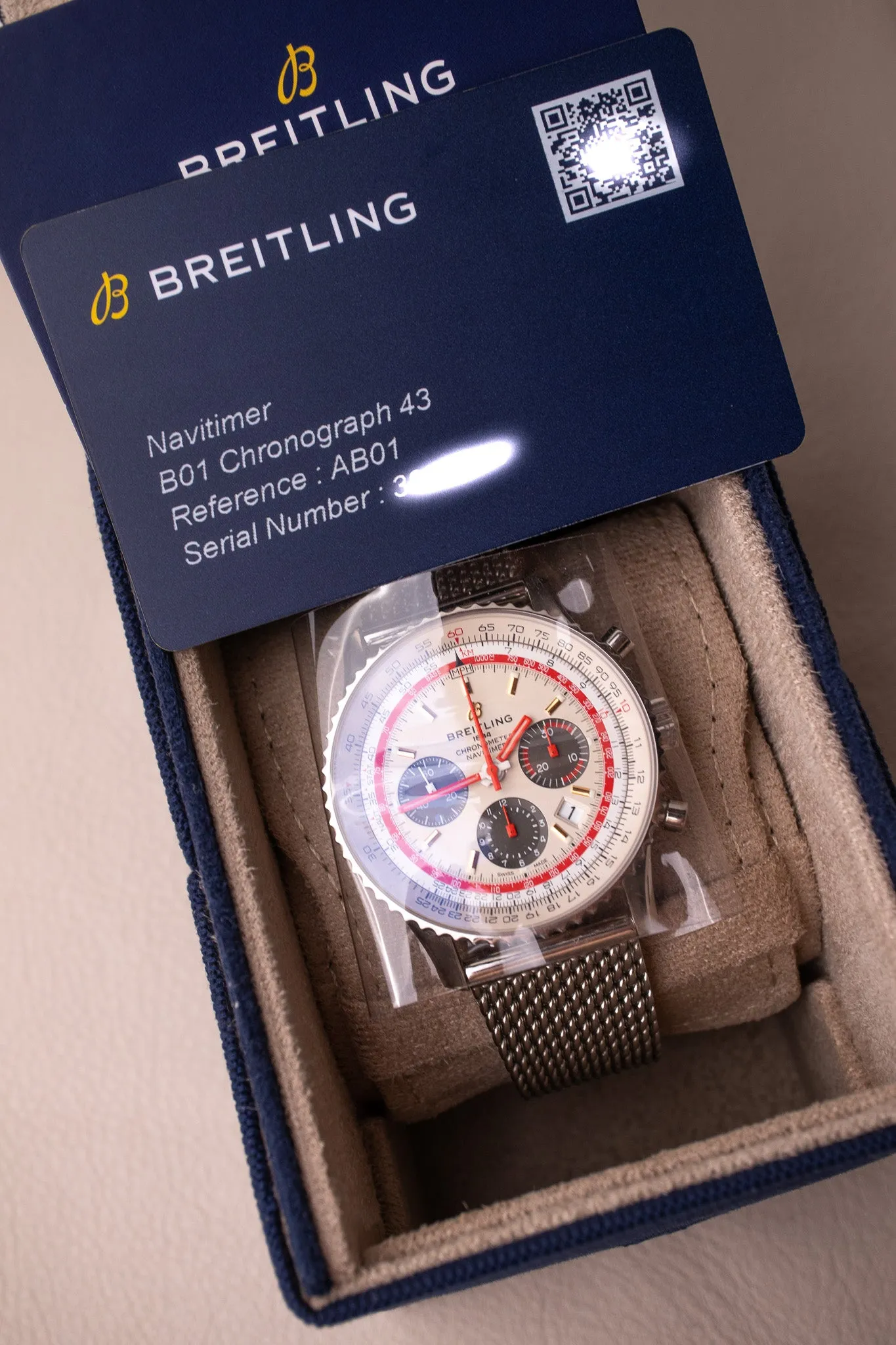Breitling Navitimer B01 Chronograph 43 TWA Special Edition AB0121 Airline Capsule Collection