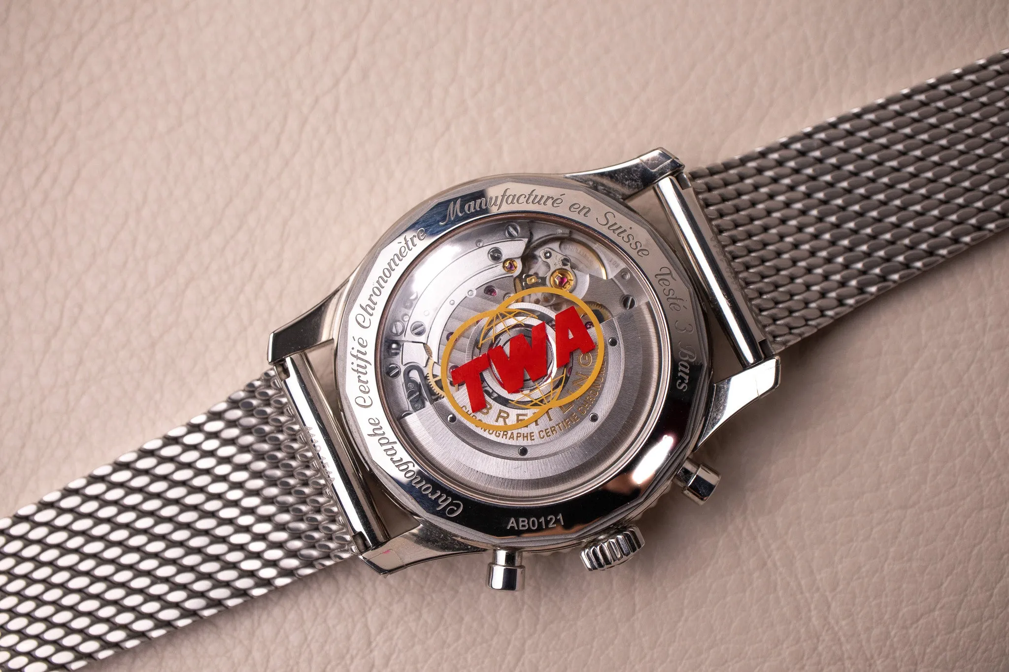 Breitling Navitimer B01 Chronograph 43 TWA Special Edition AB0121 Airline Capsule Collection