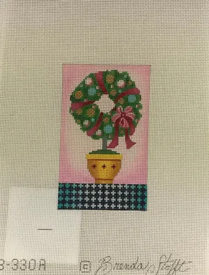 Brenda Stofft Design B330A Christmas Wreath Topiary