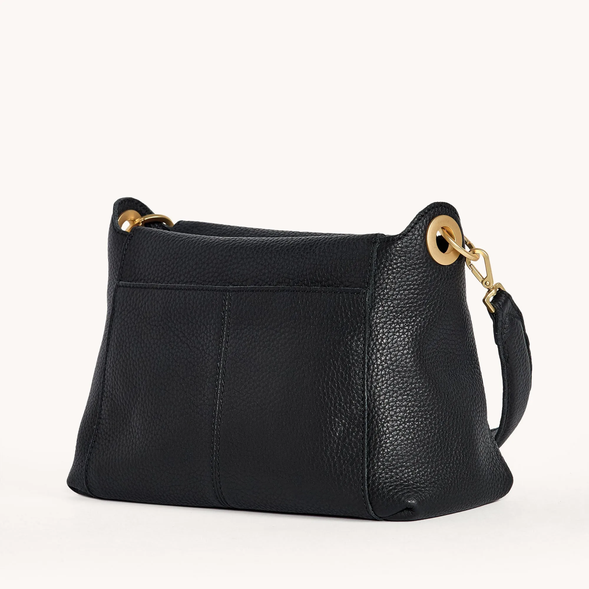 Bryant | Black/Brushed Gold Red Zip | Med