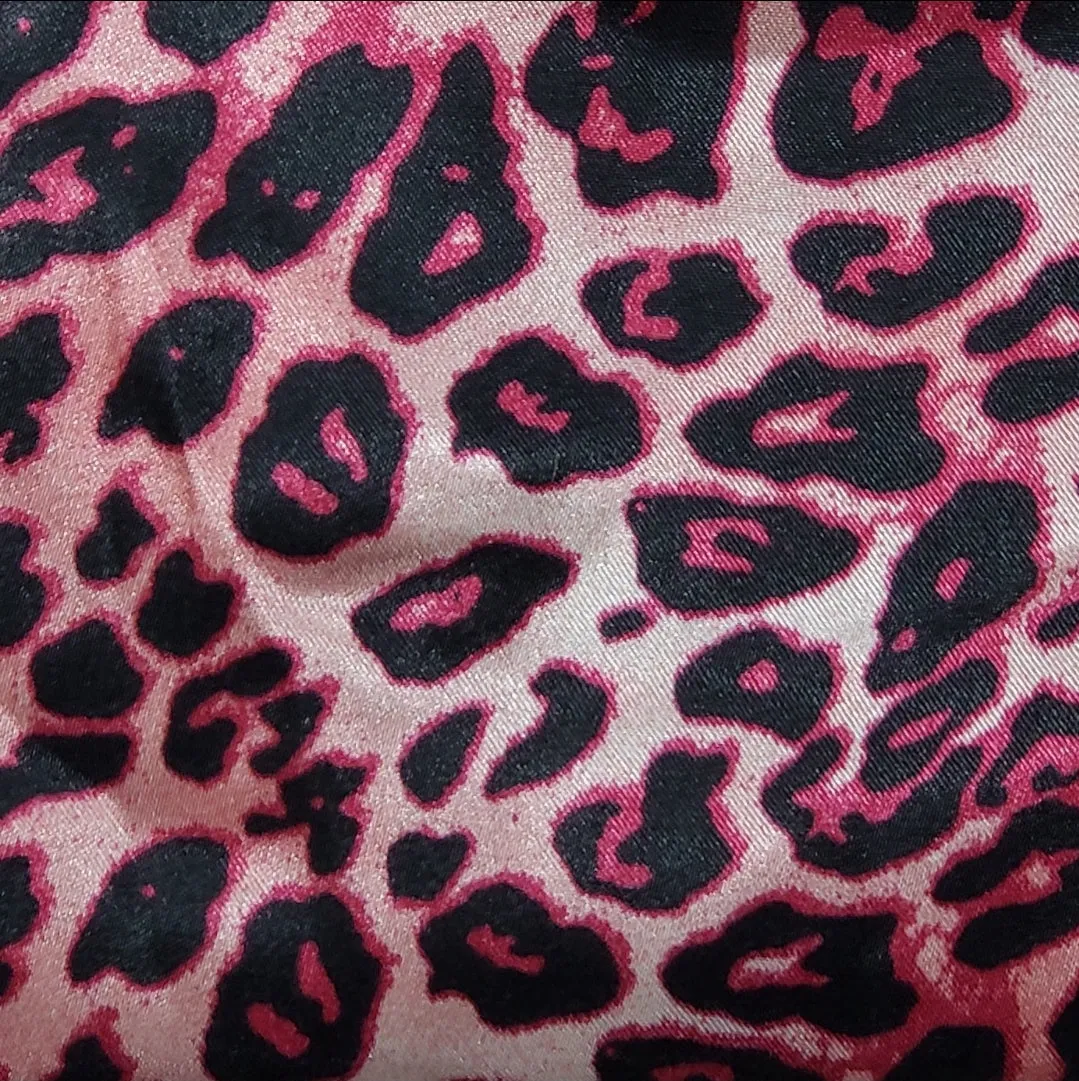 BT Xtra-Long Silky Designed Bonnet Cap (Leopard)