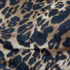 BT Xtra-Long Silky Designed Bonnet Cap (Leopard)