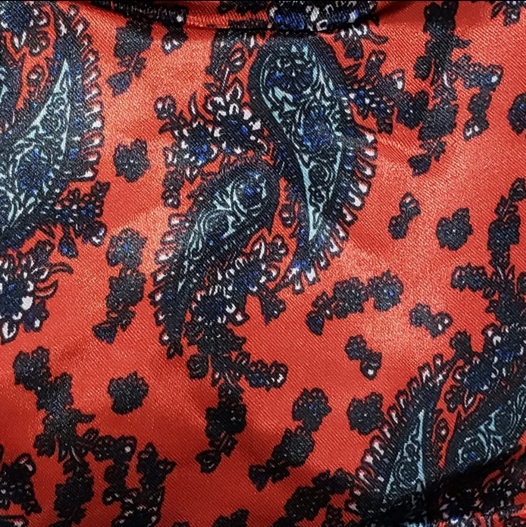 BT Xtra-Long Silky Designed Bonnet Cap (Paisley)