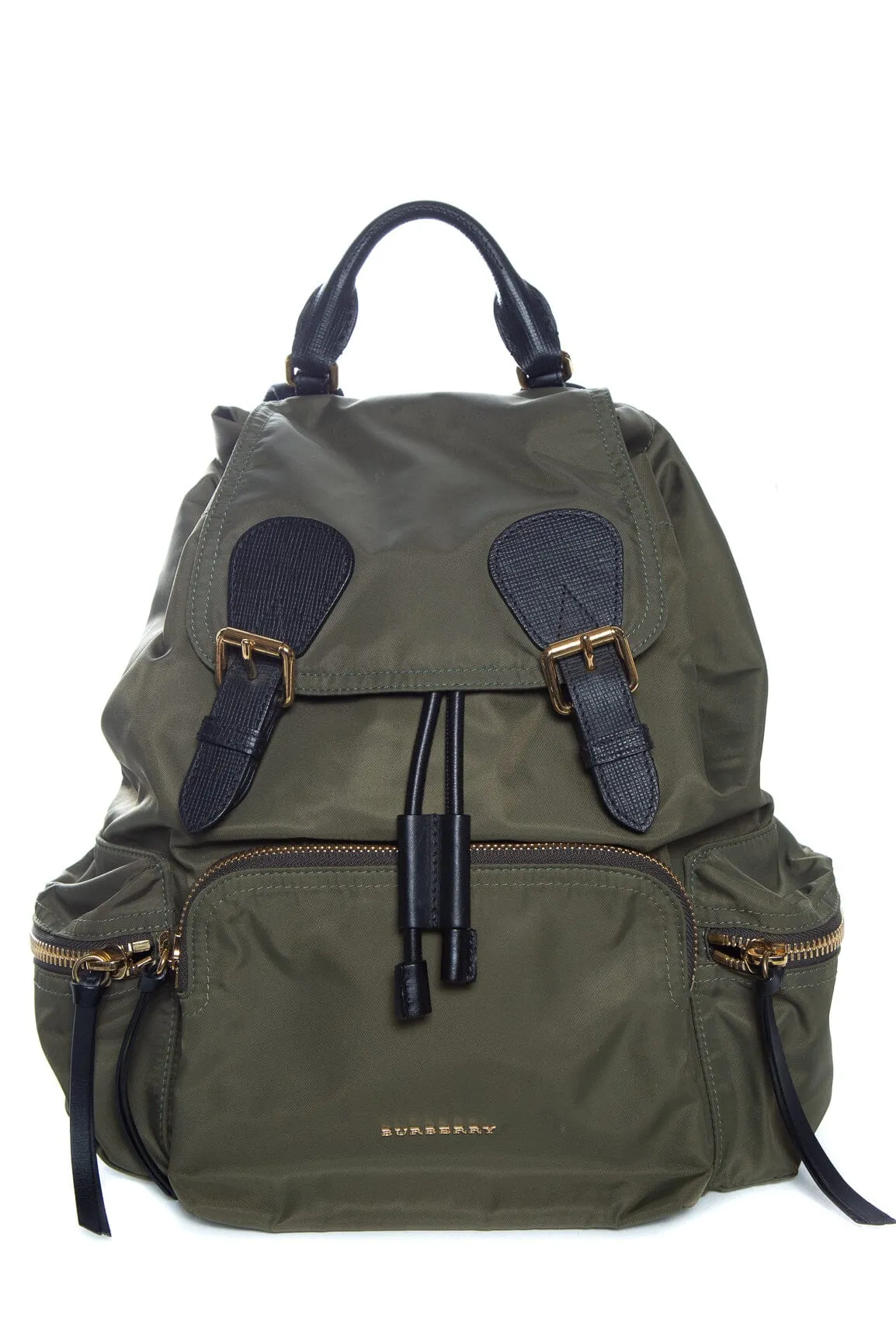 Burberry Green Nylon Backpack