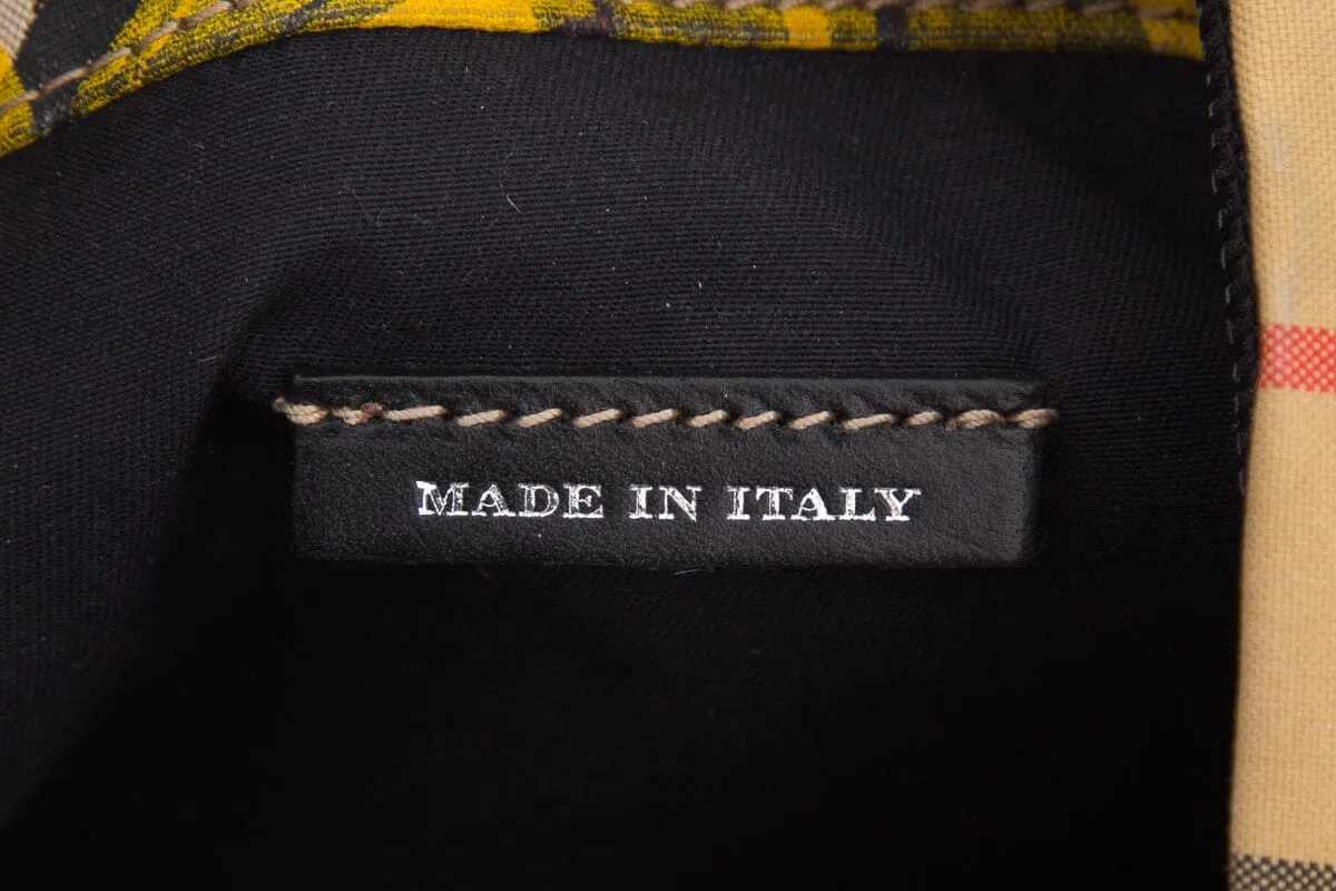 Burberry Yellow Graffiti Rucksack Backpack