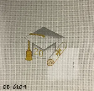Burnett and Bradley BB6104 Graduation Cap - White