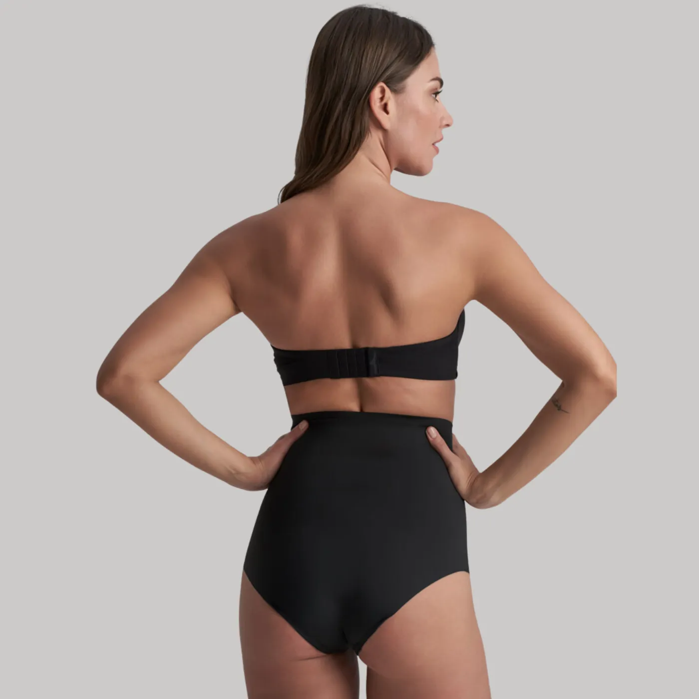 Bye Bra Waist Control High Waist Brief | Black