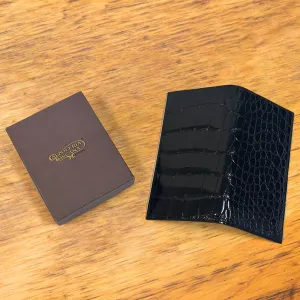 Calzoleria Toscana Atik Continental Crocodile Wallet