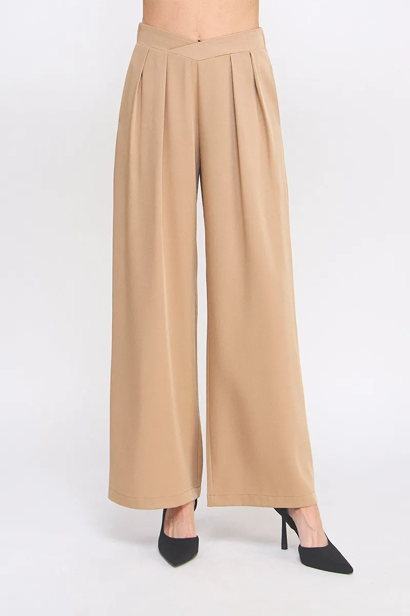 Camel Silky Trouser