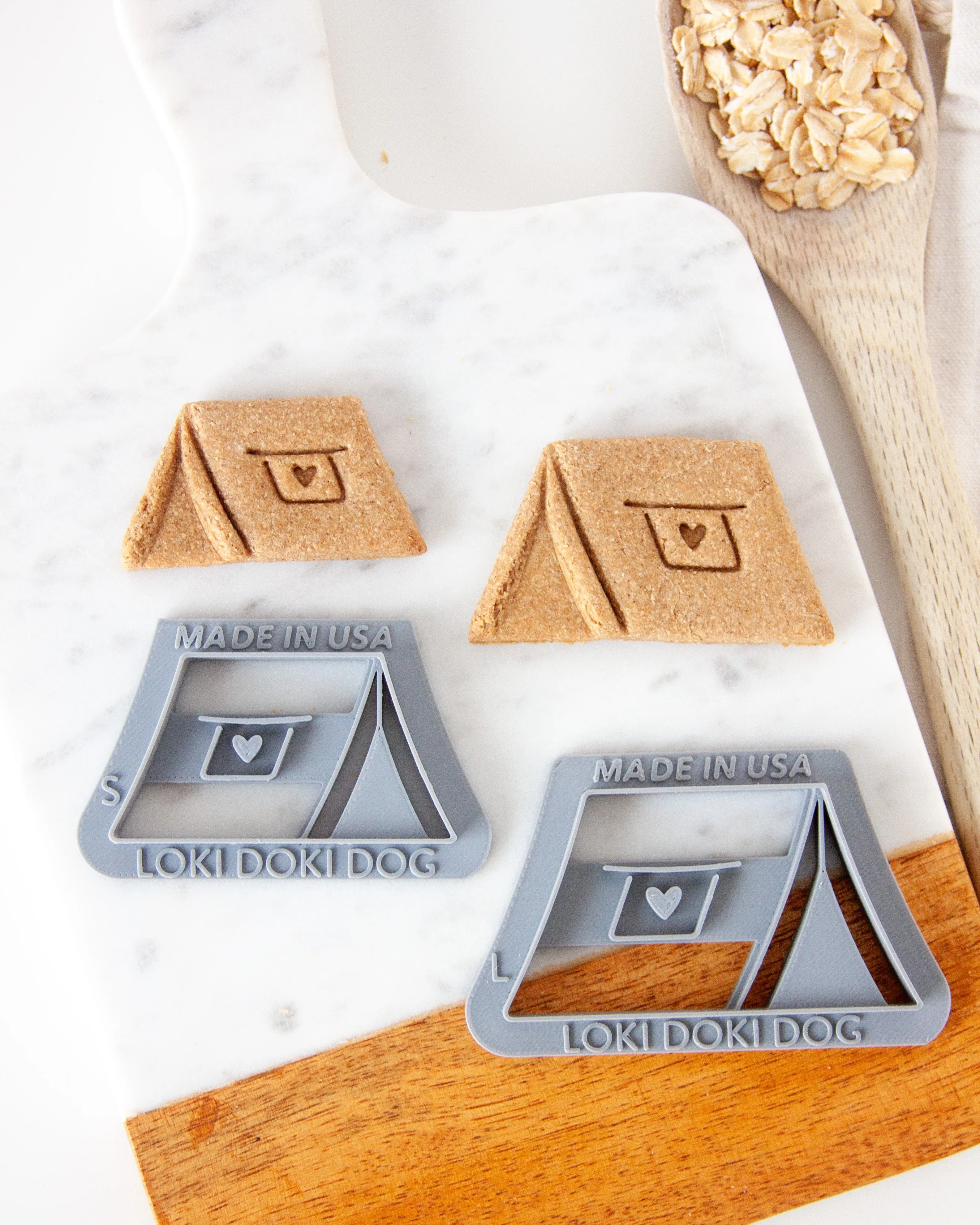 Camping Tent Shaped Cookie Cutter