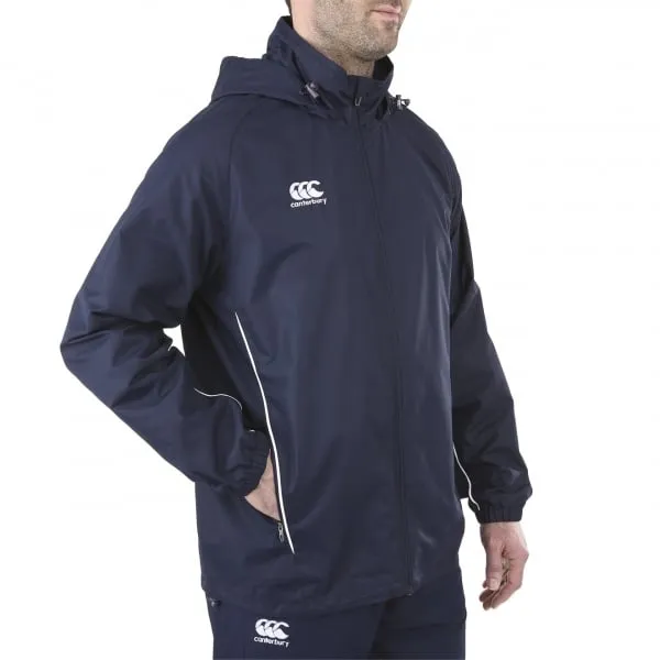 Canterbury Team Full Zip Rain Jacket - Navy