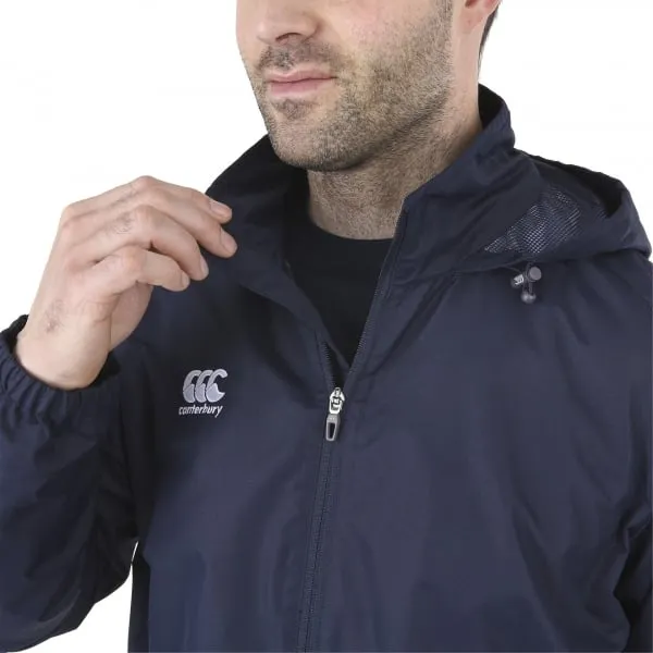 Canterbury Team Full Zip Rain Jacket - Navy