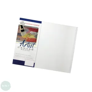 Canvas Board - WHITE PRIMED - ESSENTIALS -  14 x 18" (356 x 457 mm)