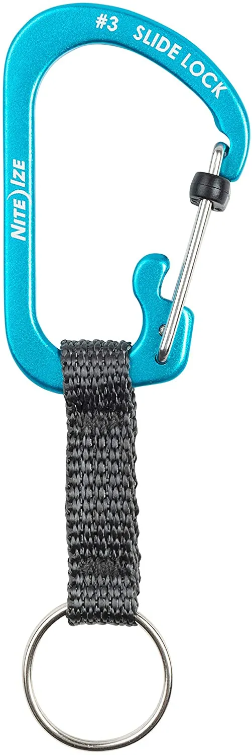 Carabiner Keyring with Slide lock (Alu)