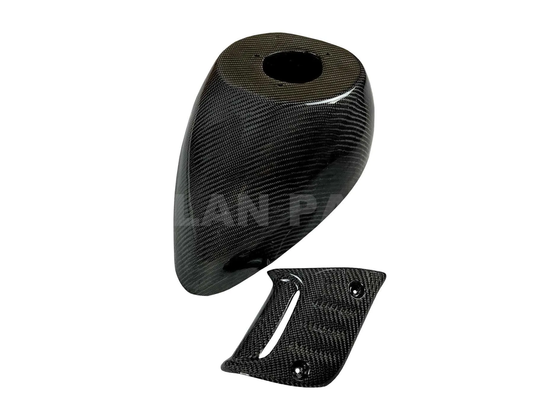 Carbon Fiber Mudguard Front With Shock Cover | Piaggio ZIP SP