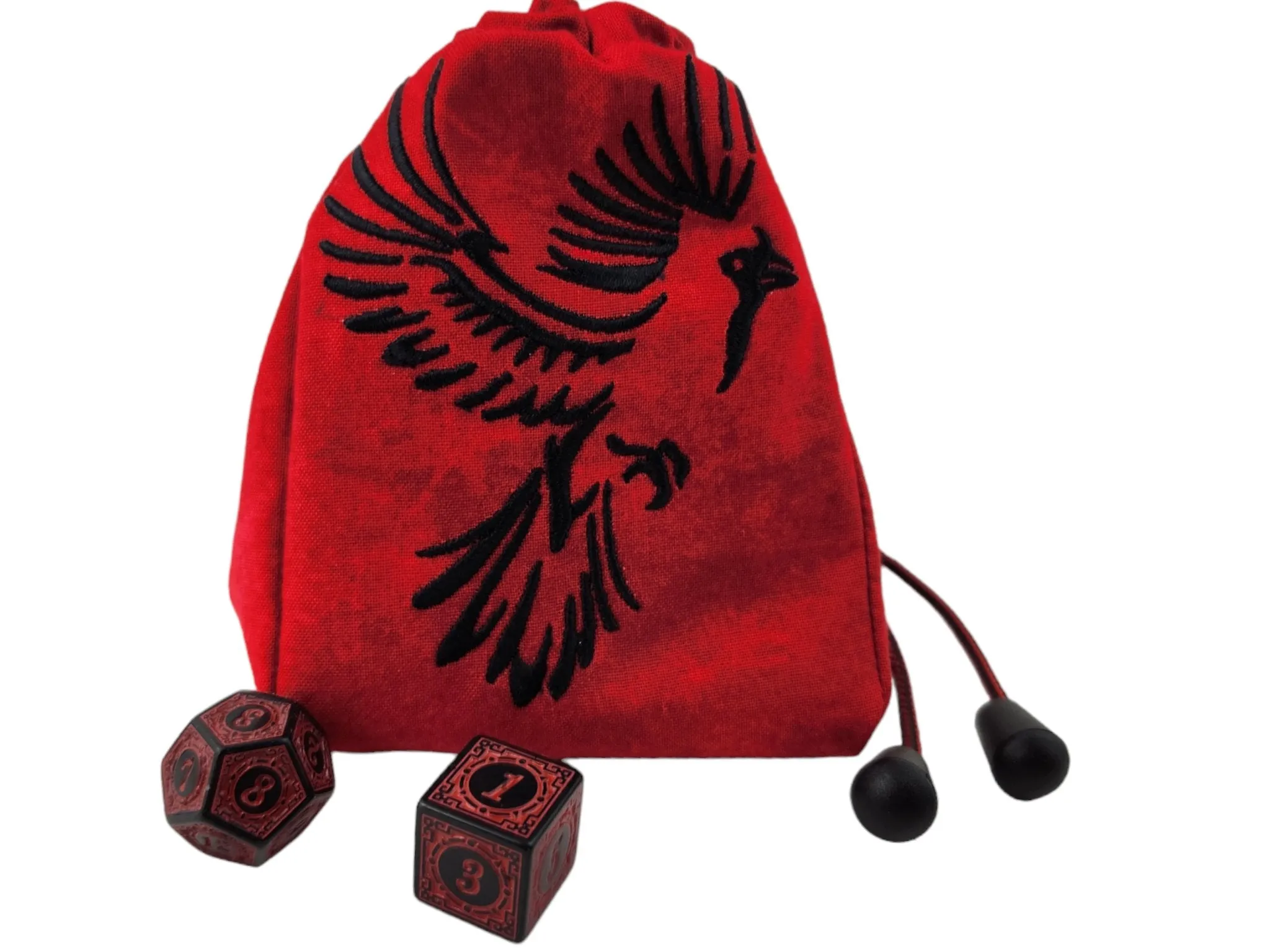 Cardinal Bird Dice Bag