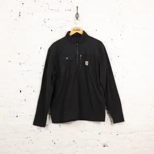 Carhartt 1/4 Zip Sweatshirt - Black - L