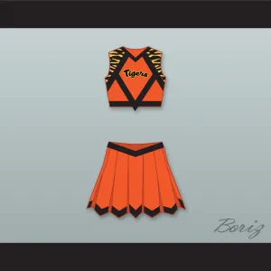 Carly Davidson Gerald R. Ford High School Tigers Cheerleader Uniform Fired Up! Design 3