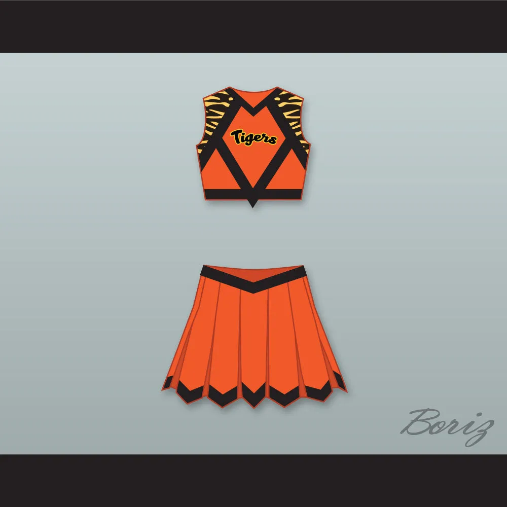 Carly Davidson Gerald R. Ford High School Tigers Cheerleader Uniform Fired Up! Design 3