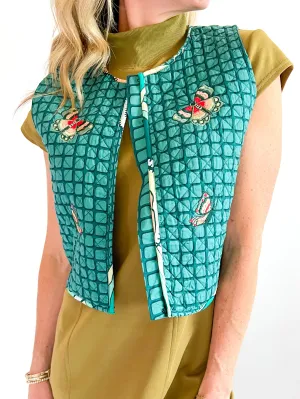 Carmen Quilted Butterfly Vest