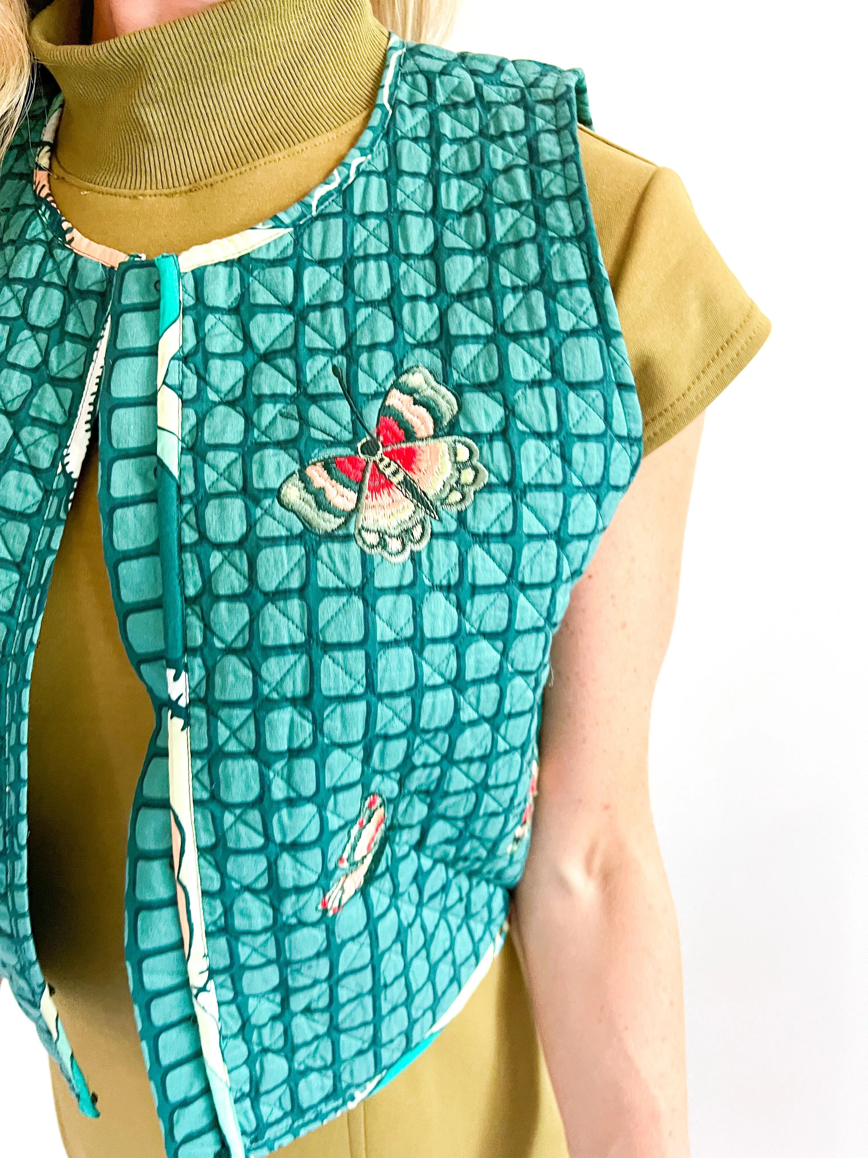 Carmen Quilted Butterfly Vest