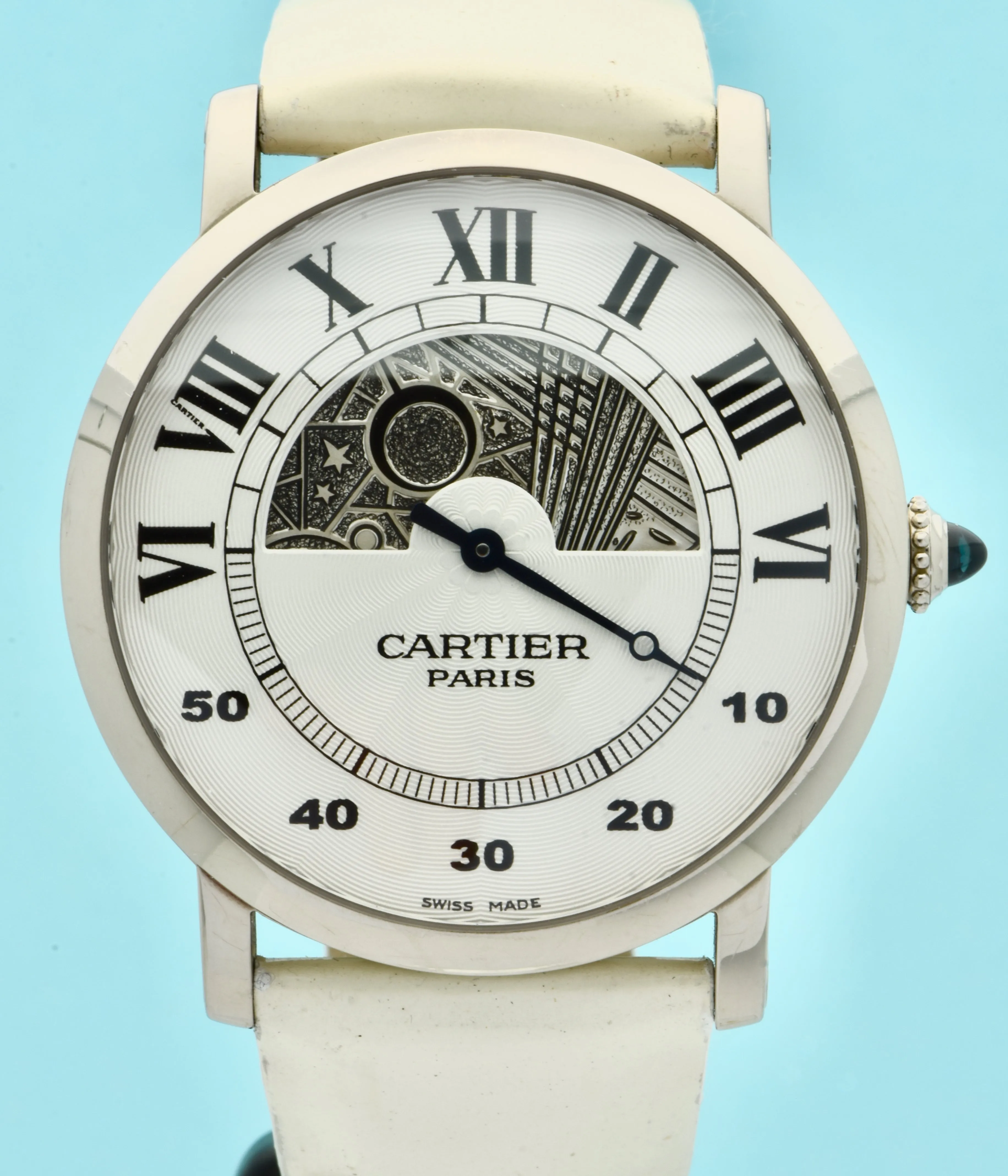 Cartier “CPCP” Rotonde de Cartier in White Gold, Ref. 2873 I