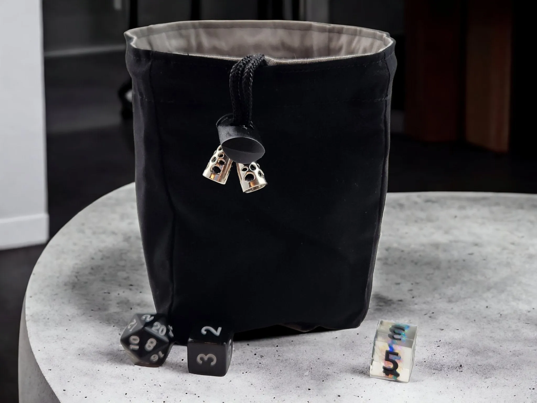 Cat Attitude dice bag