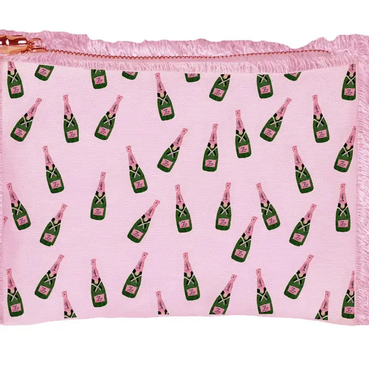 Champagne Flat Zip Bag