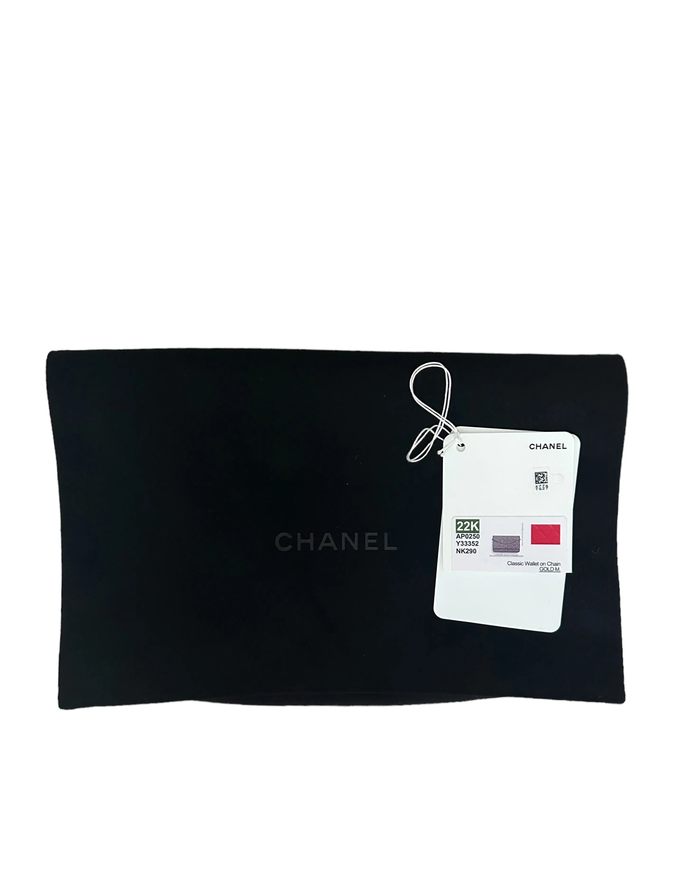 Chanel 2022 NEW Red Quilted Caviar Leather Wallet On Chain WOC Crossbody Bag