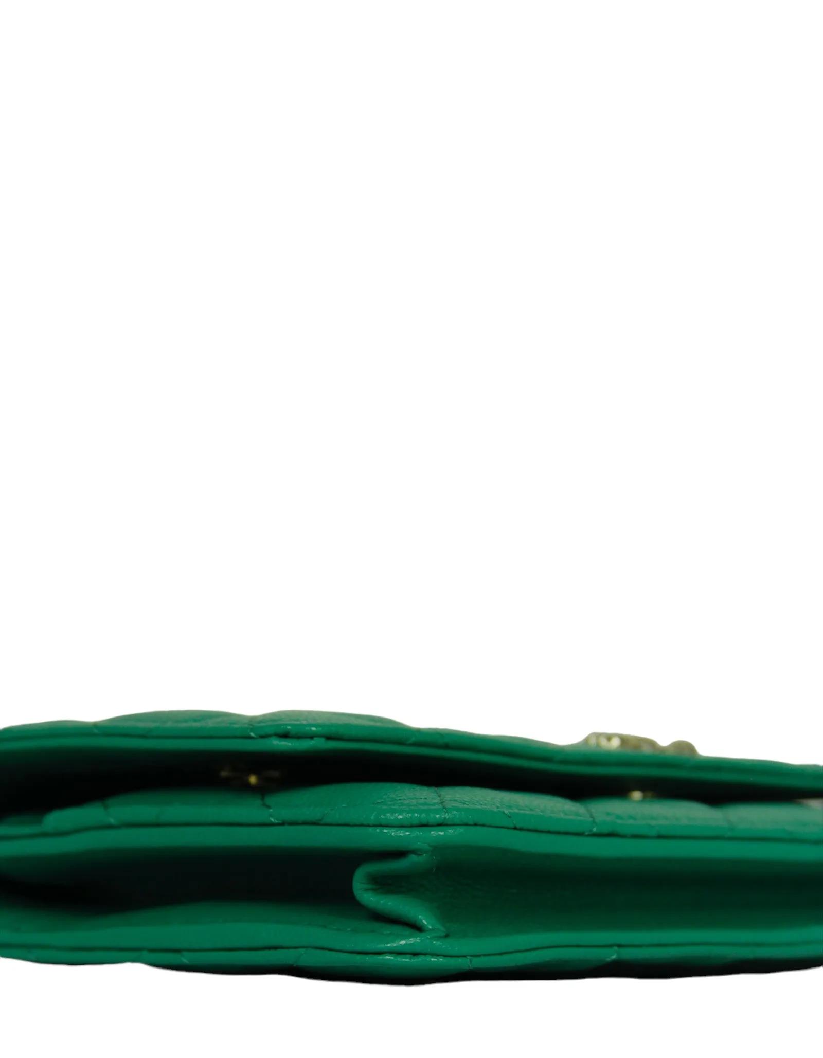 Chanel 2023 NEW Vert Green Caviar WOC