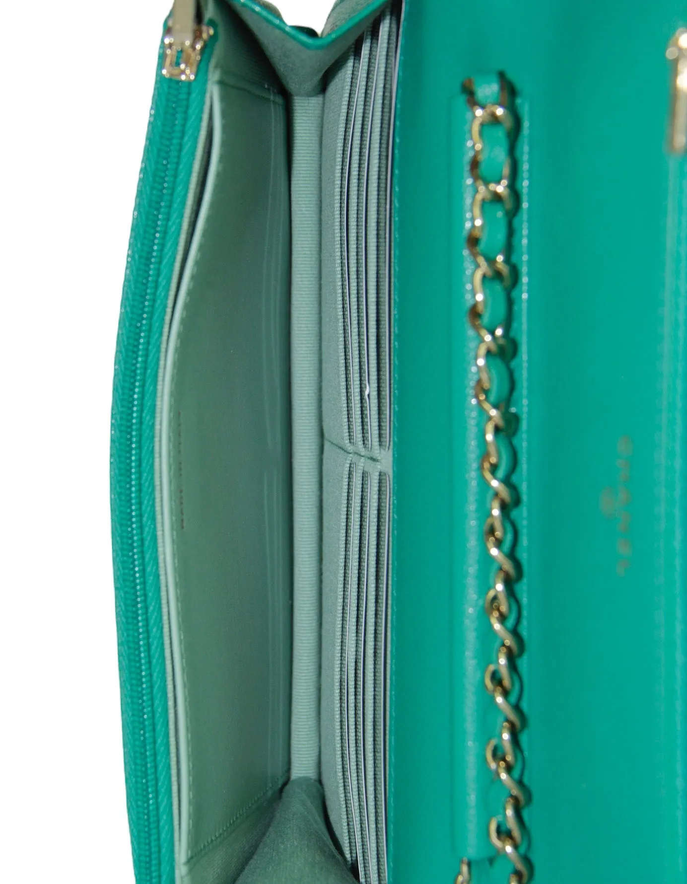 Chanel 2023 NEW Vert Green Caviar WOC