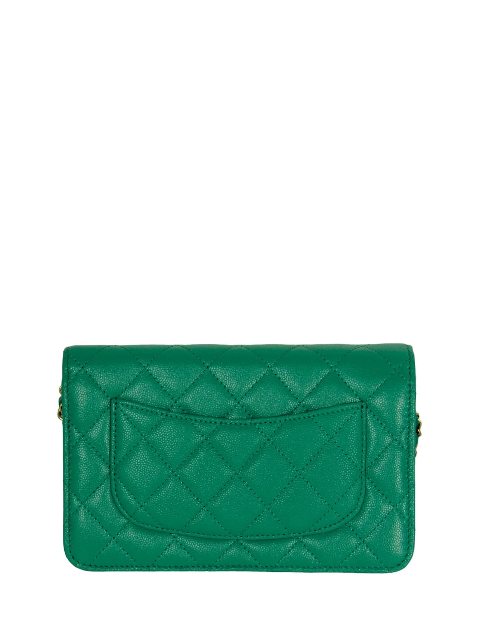 Chanel 2023 NEW Vert Green Caviar WOC
