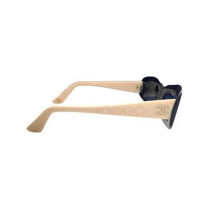 Chanel Beige Quilted Sunglasses