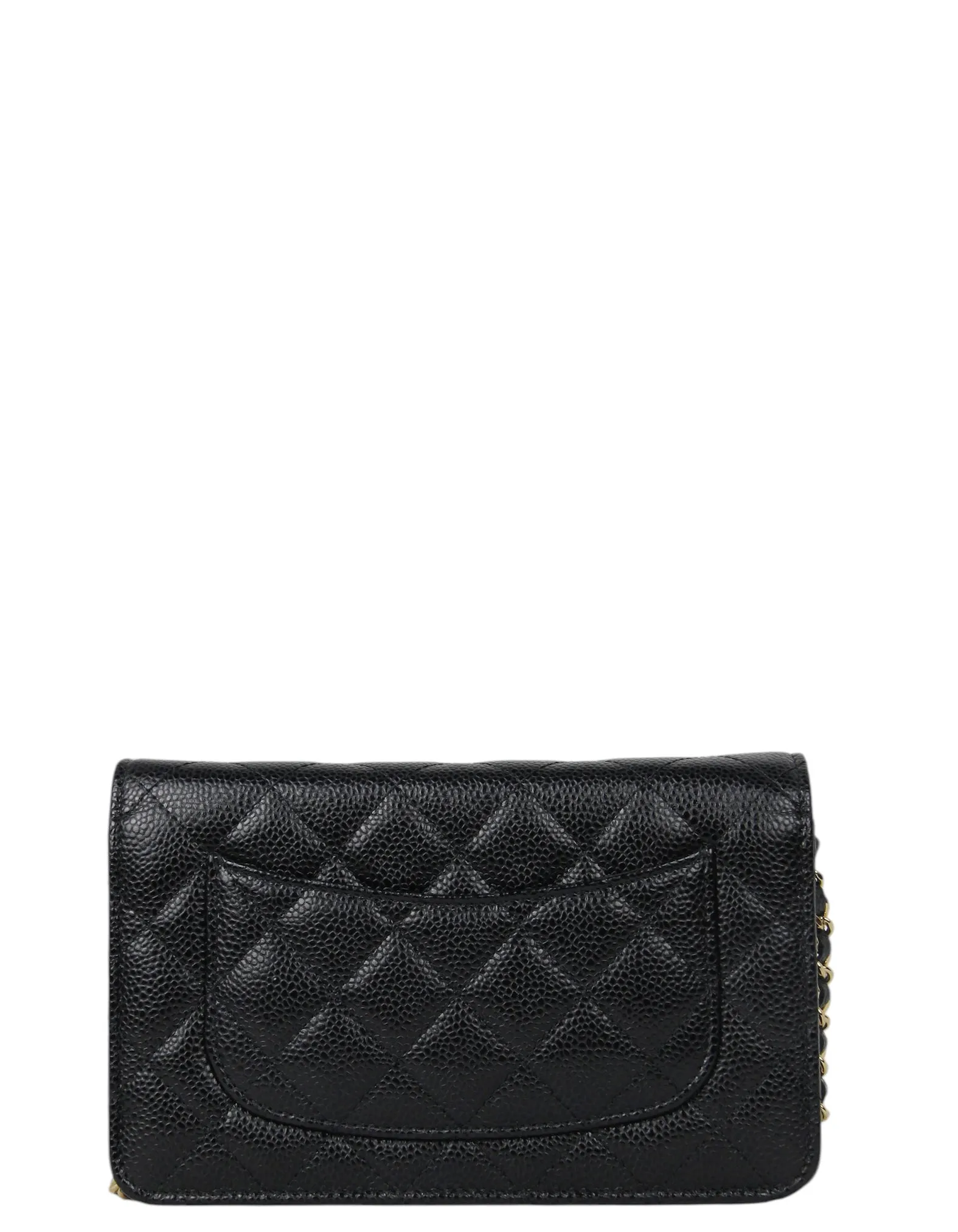 Chanel Black Caviar Leather WOC Bag