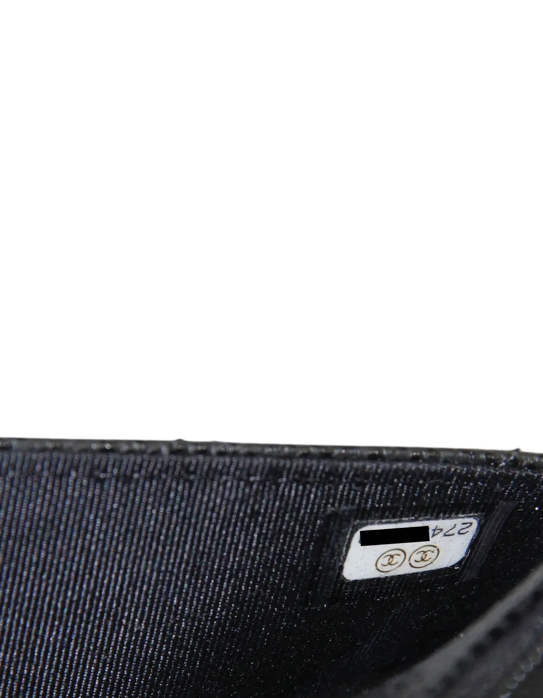 Chanel Black Caviar Leather WOC Bag