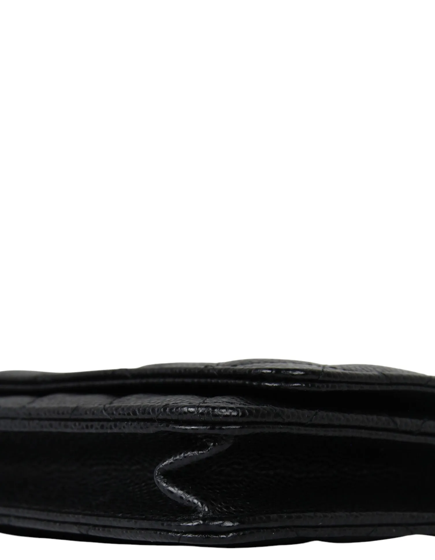 Chanel Black Caviar Leather WOC Bag