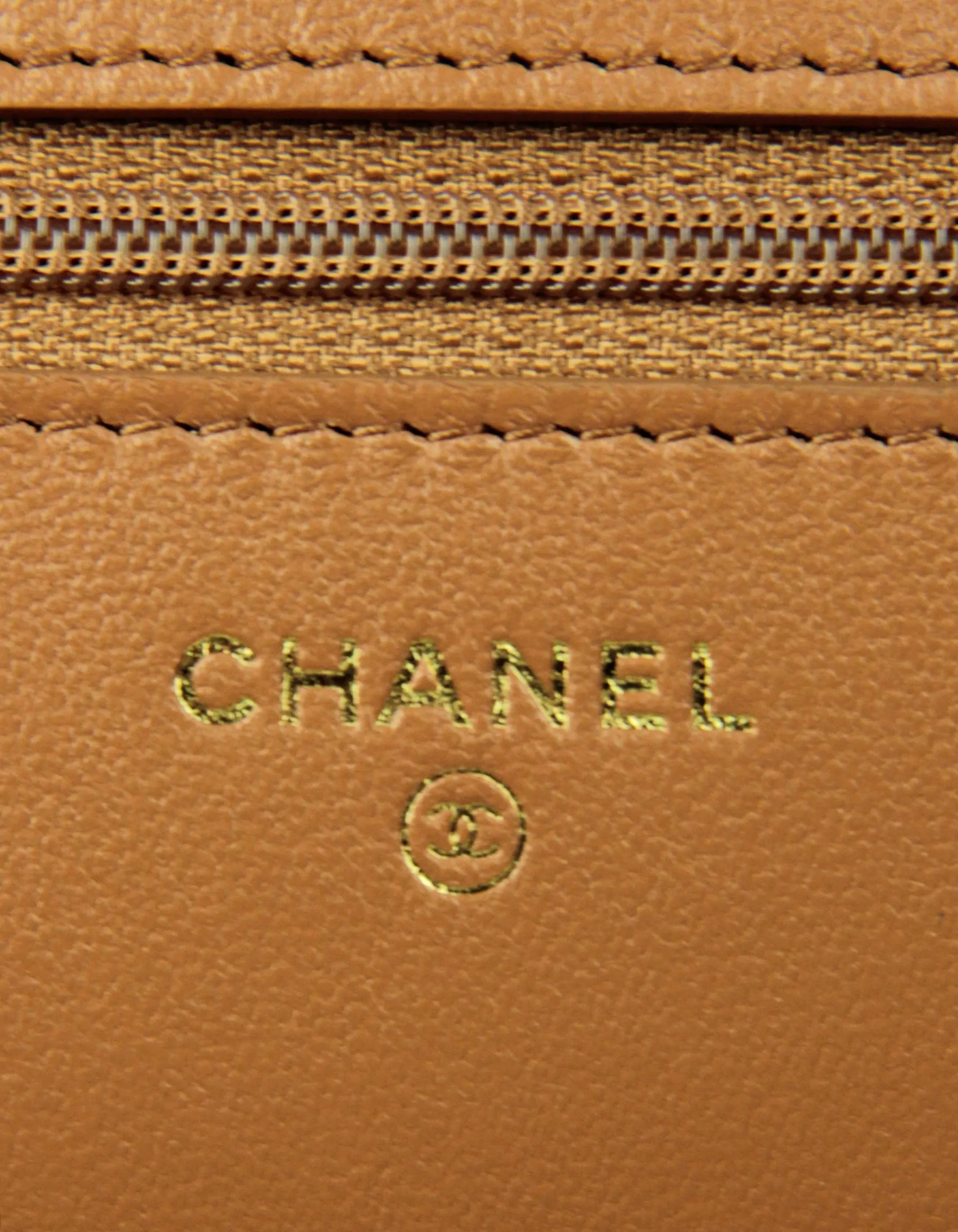 Chanel Brown Quilted 19 WOC Crossbody Bag