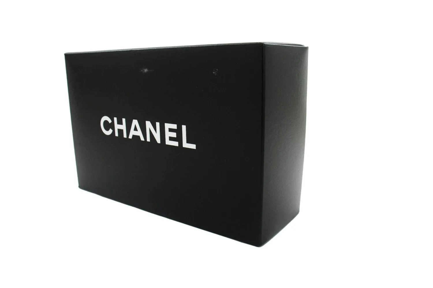 CHANEL Full Flap Chain Shoulder Bag Clutch Black Quilted Lambskin L45