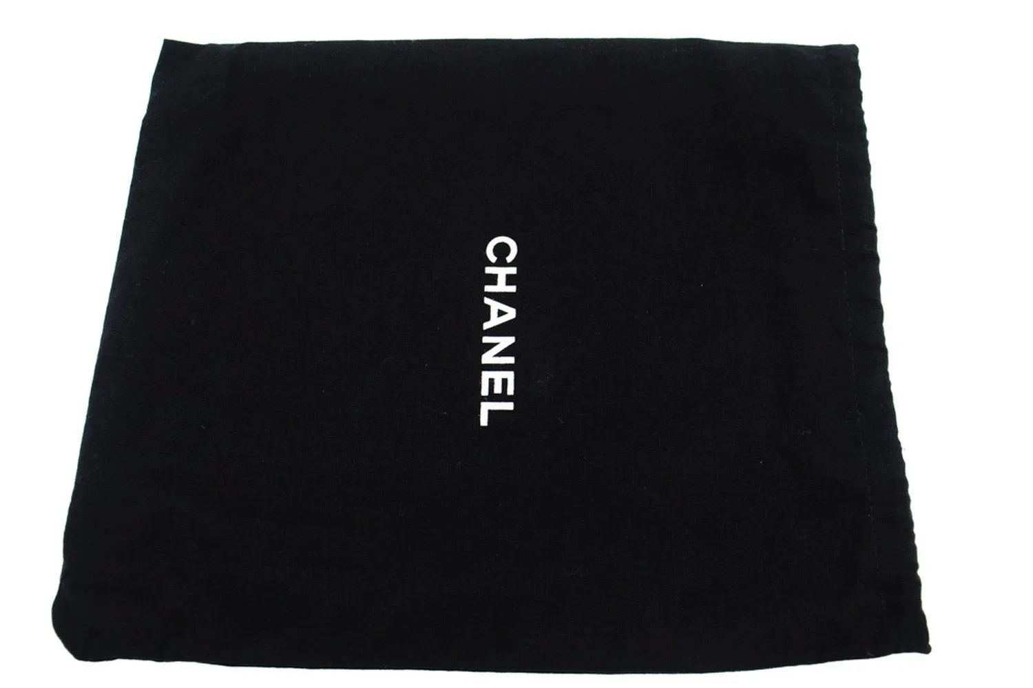 CHANEL Full Flap Chain Shoulder Bag Clutch Black Quilted Lambskin L45