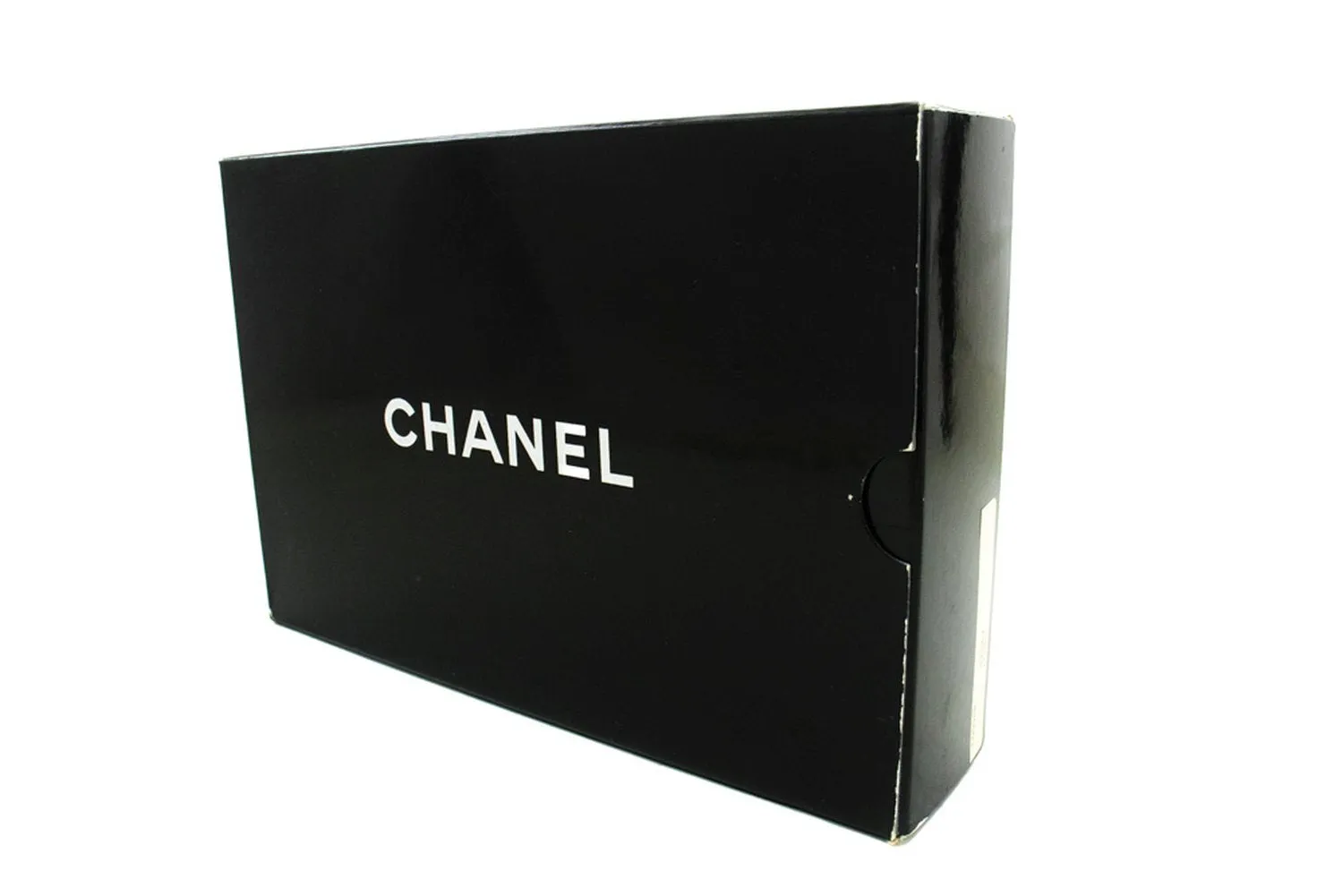 CHANEL Full Flap Chain Shoulder Bag Clutch Black Quilted Lambskin m62