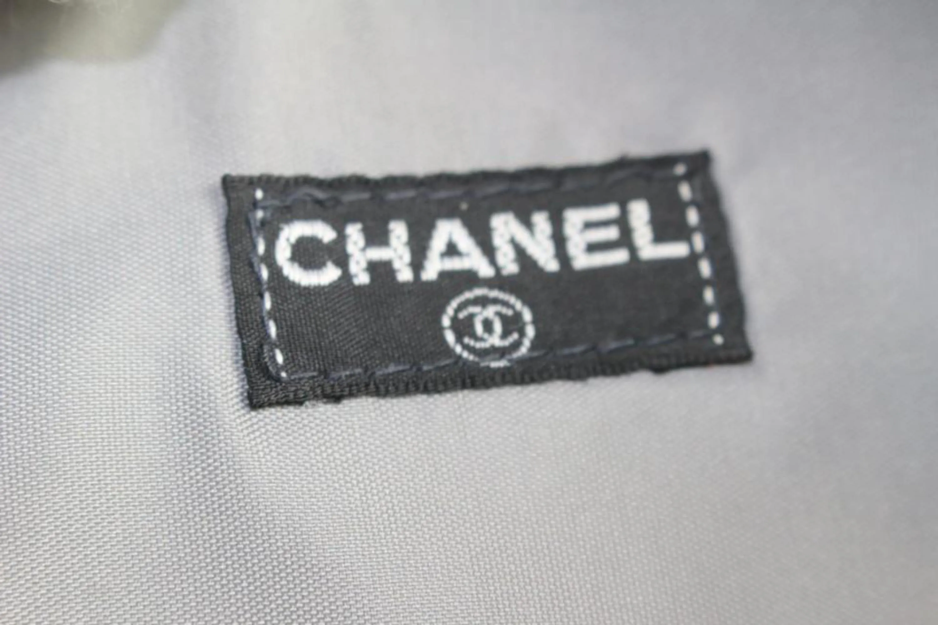 Chanel Grey Suede Flat Chain Crossbody Bag 1c815a