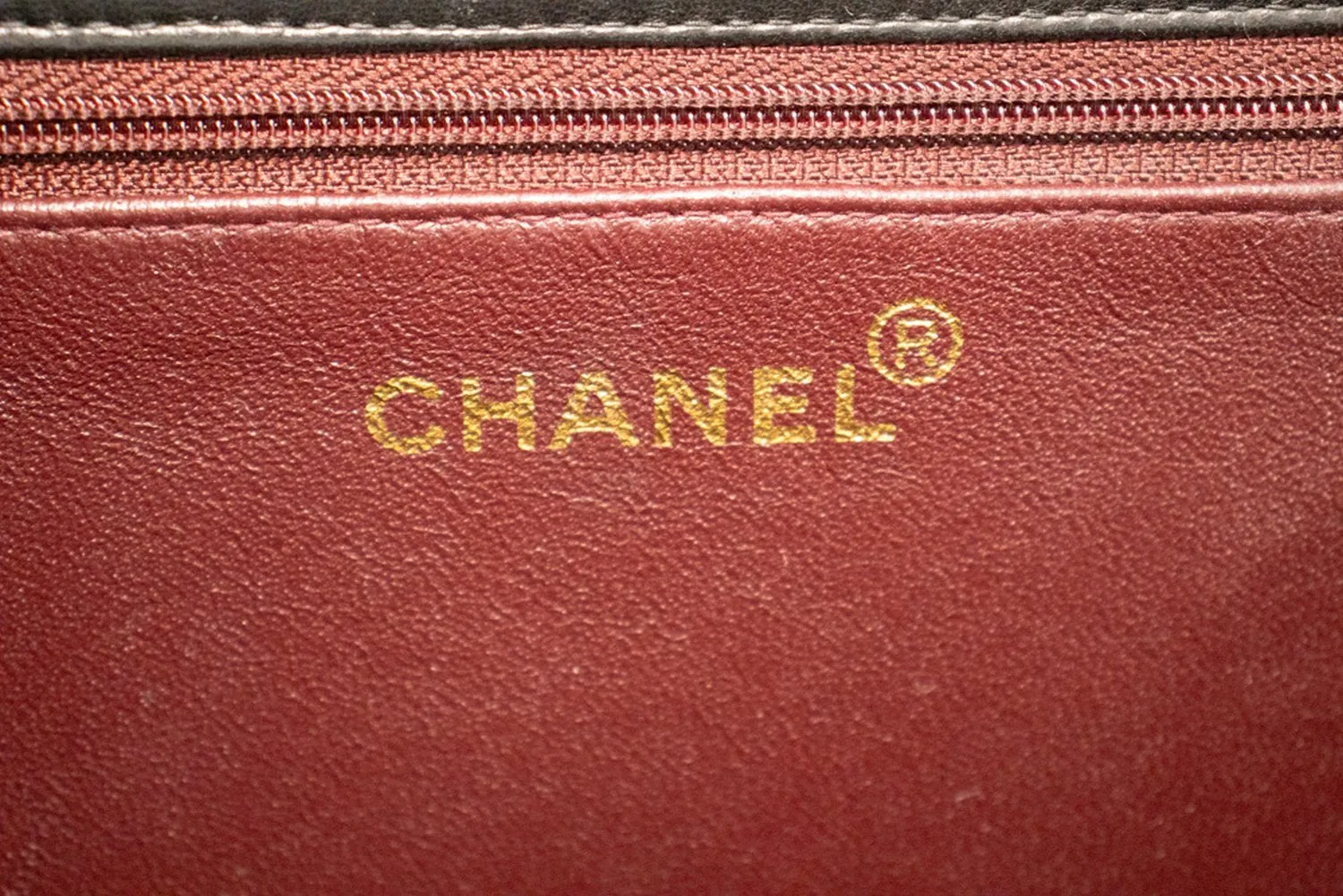 CHANEL Small Chain Shoulder Bag Clutch Black Quilted Flap Lambskin L54